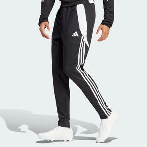 Adidas Men's Black and White Joggers